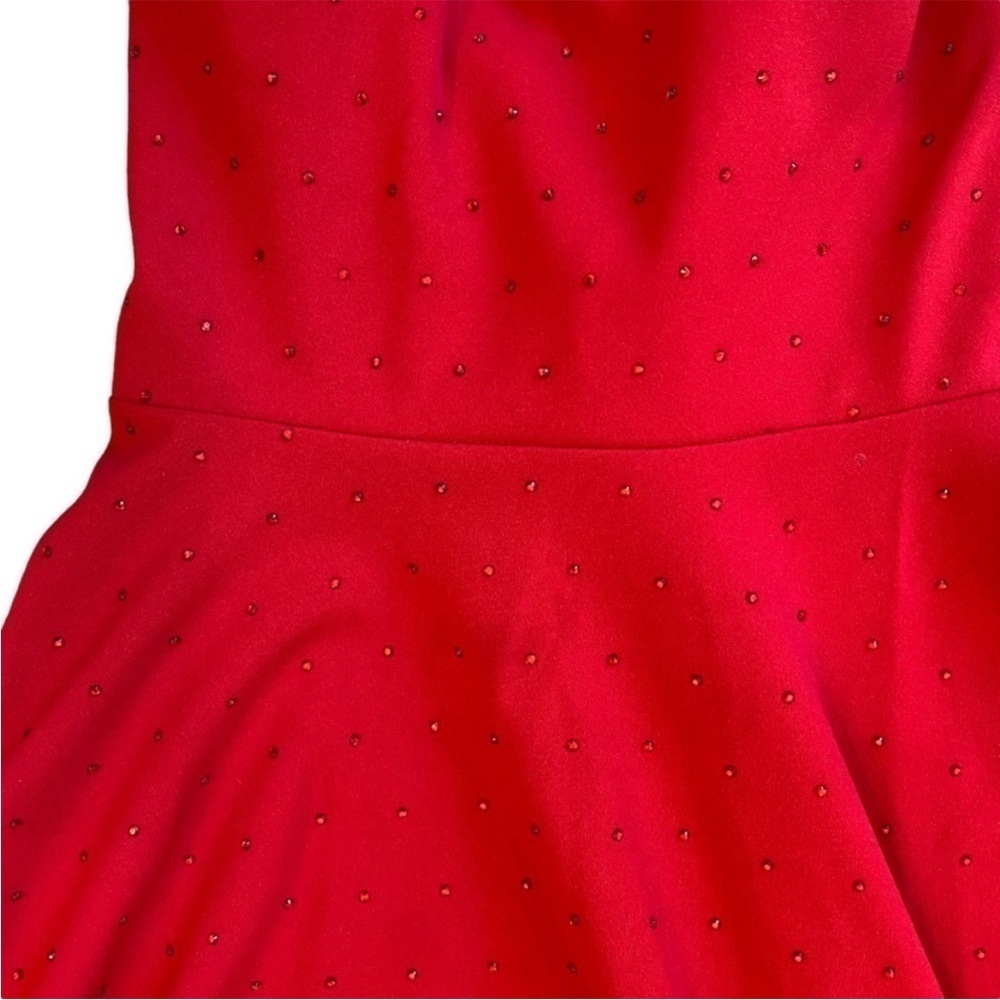 City Studio Cherry Fire Engine Red Embellished Se… - image 3